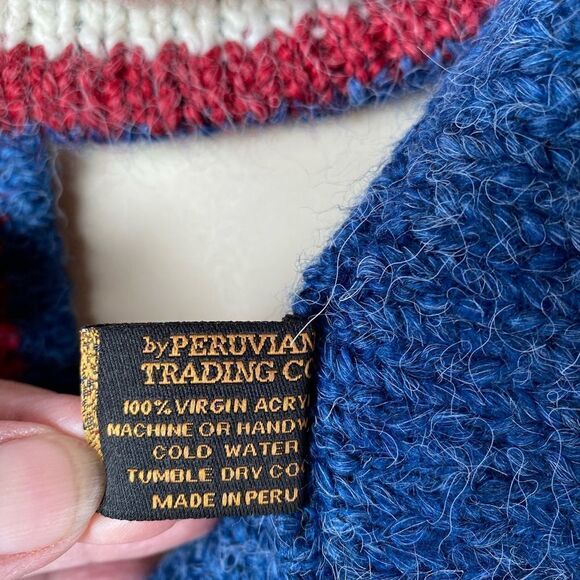 Peruvian trading Co. knit scarf nwot - Picture 8 of 8